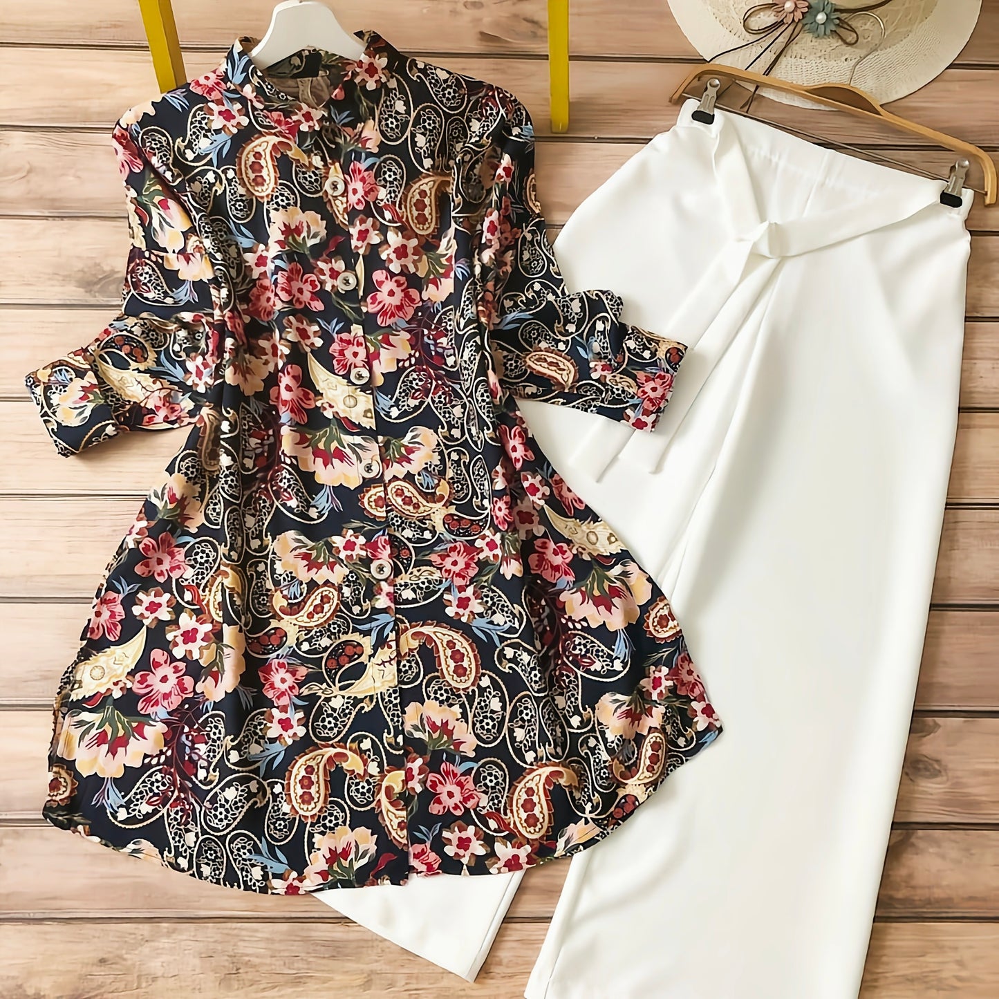 Fancy Black Kurti With Palazzo