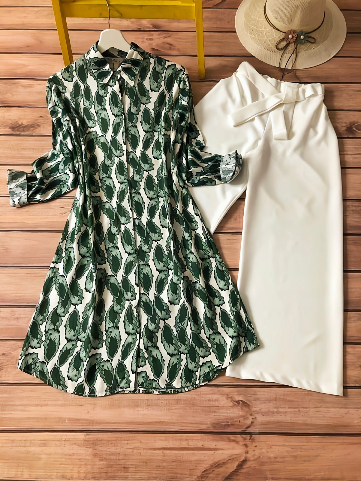 Multi-Color Floral Printed Kurti With Palazzo
