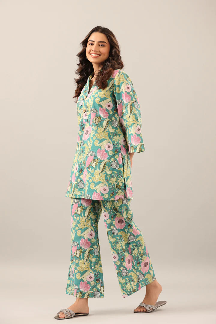 Green Lounge Co-Ord Set