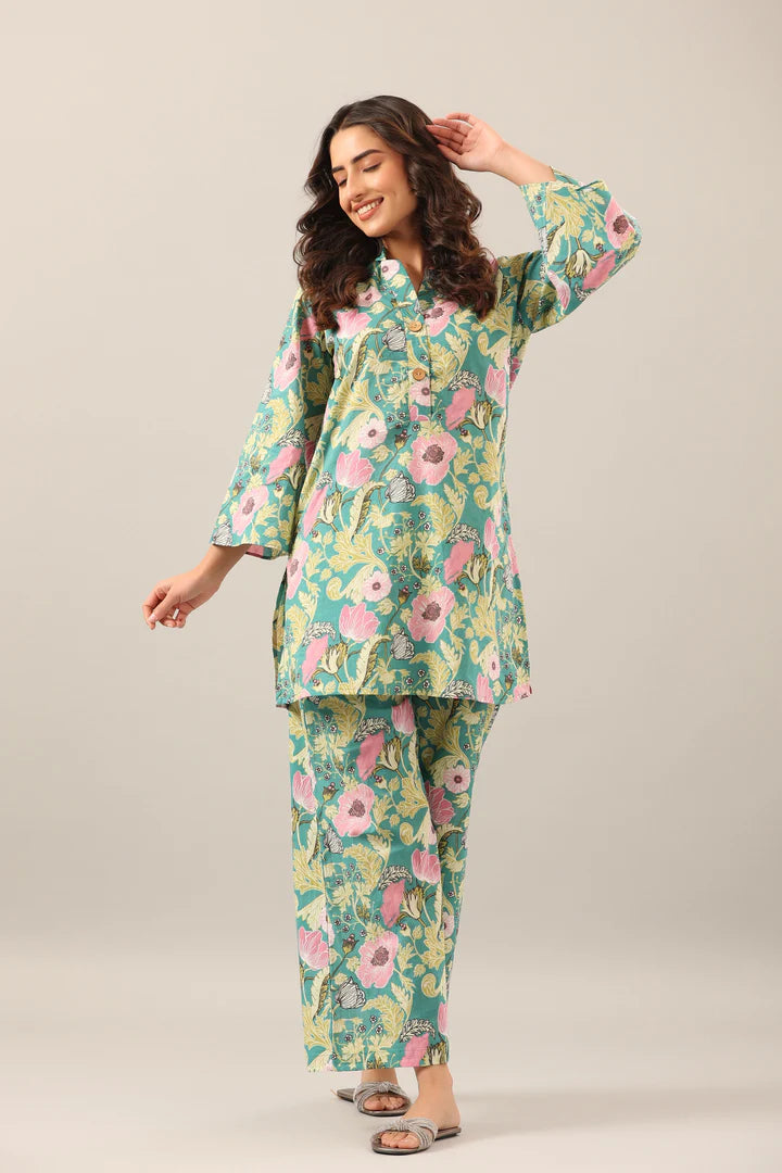 Green Lounge Co-Ord Set