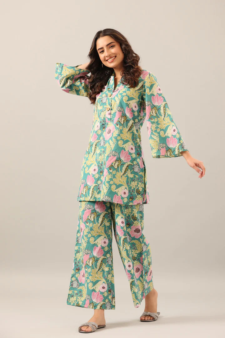 Green Lounge Co-Ord Set