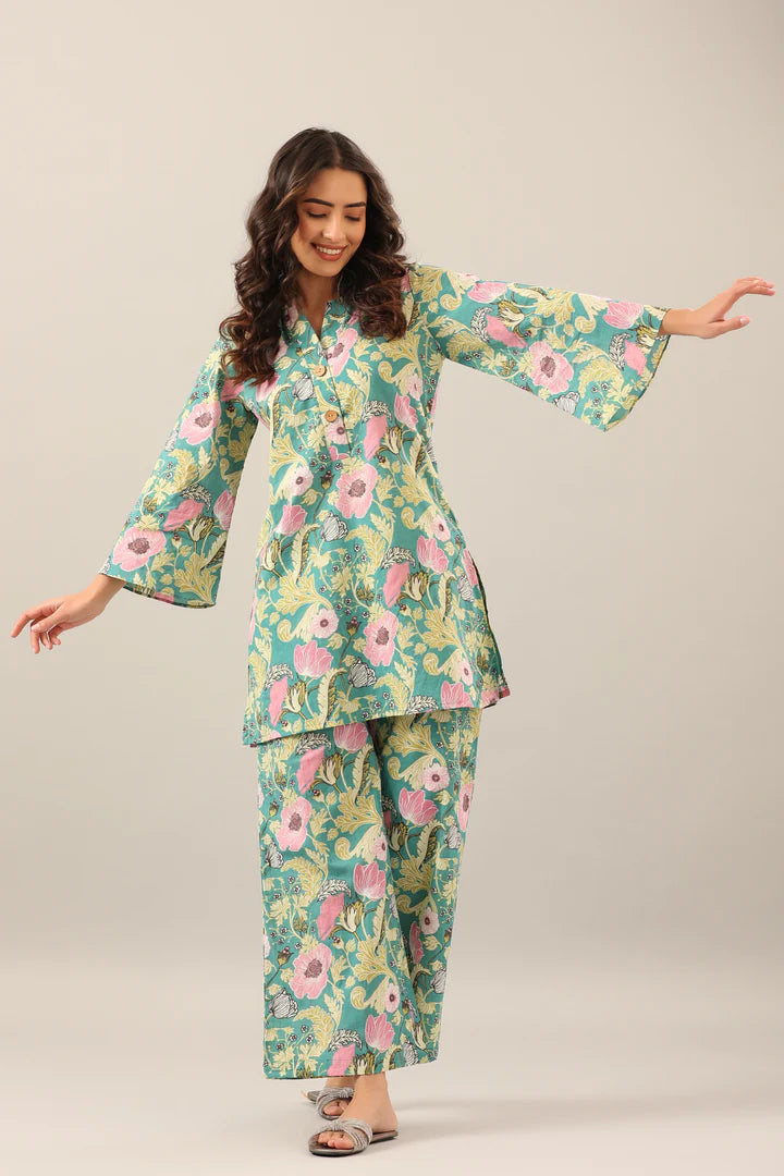 Green Lounge Co-Ord Set