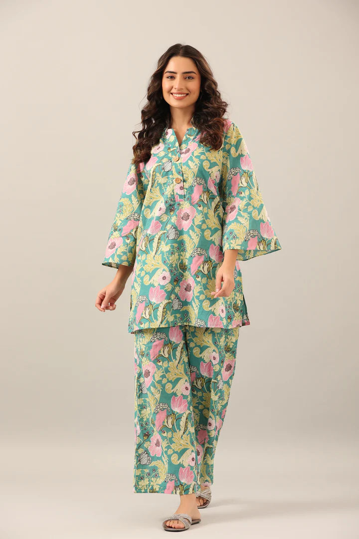 Green Lounge Co-Ord Set