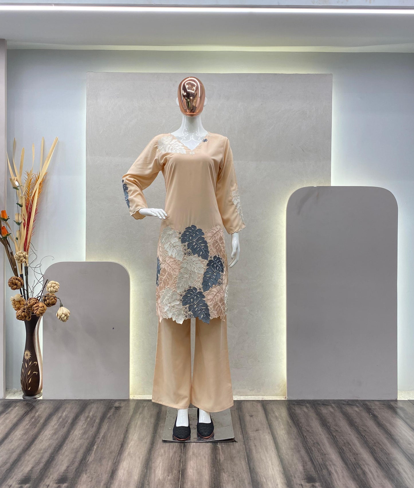 Exclusive New Heavy Silk Embroidery Work Co-Ord Sets