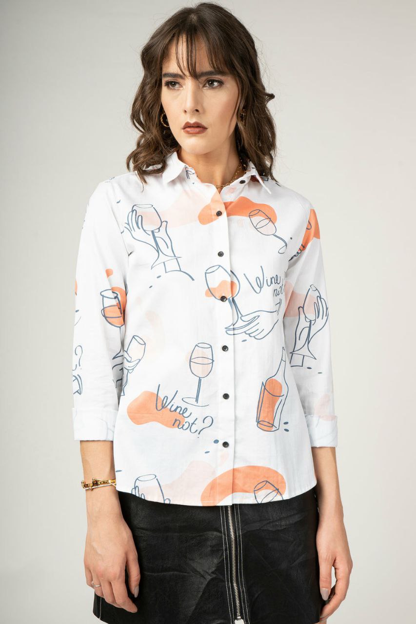 Wine Lovers Parisian Party Women Shirt