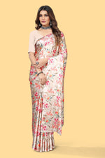 Banarasi Silk Printed Satin Saree