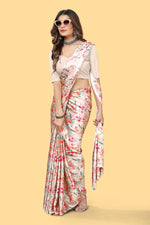 Banarasi Silk Printed Satin Saree