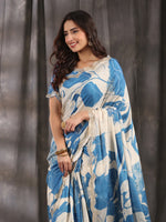 Designer Digital Embroidery Silk Saree